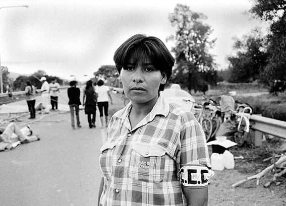 Piquetera. Jujuy, diciembre de 2001. Autora: Verónica Mastrosimone