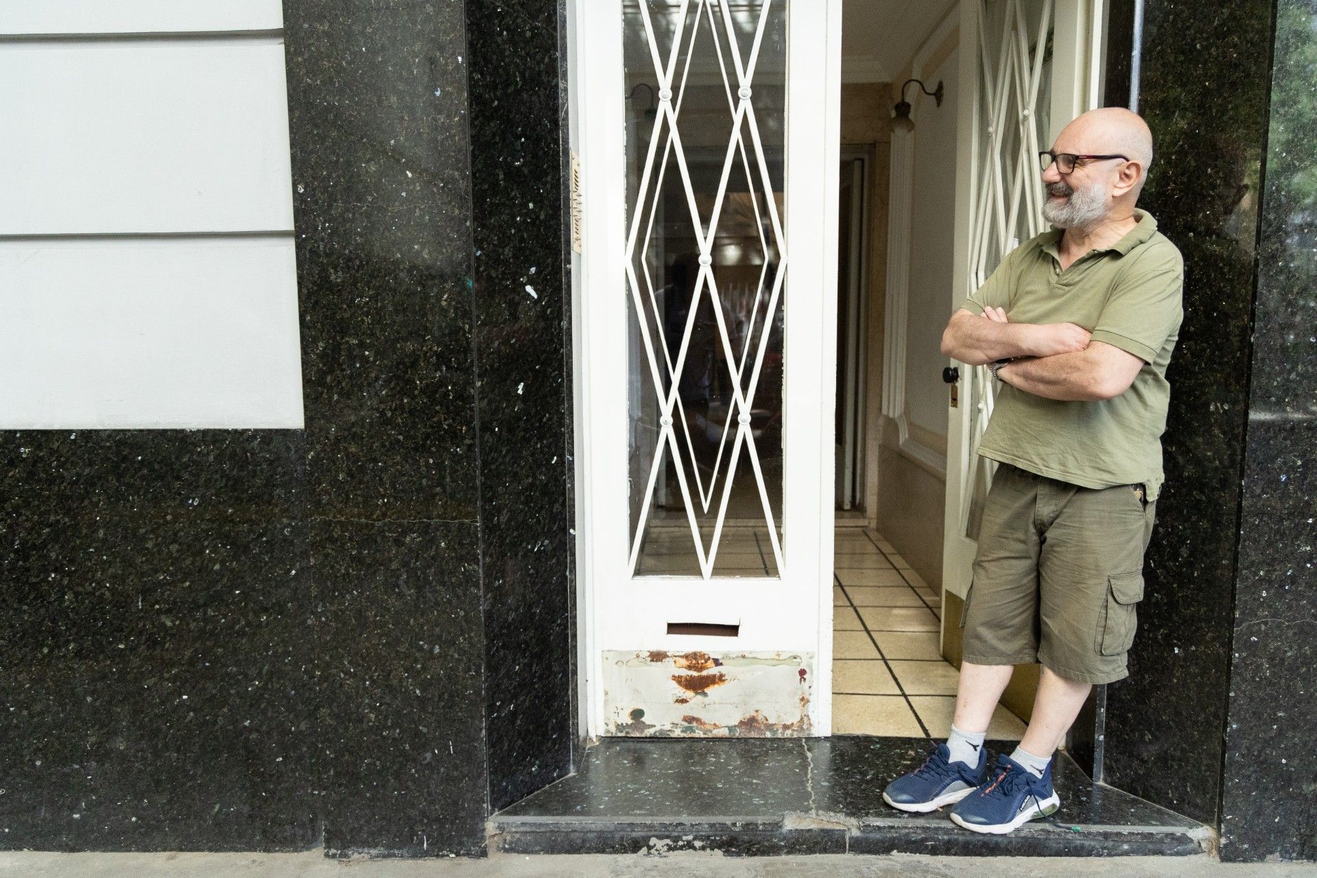 Gerardo nos recibió en su casa para charlar sobre la situación de jubilados y jubiladas.
Foto: Rodrigo Ruiz