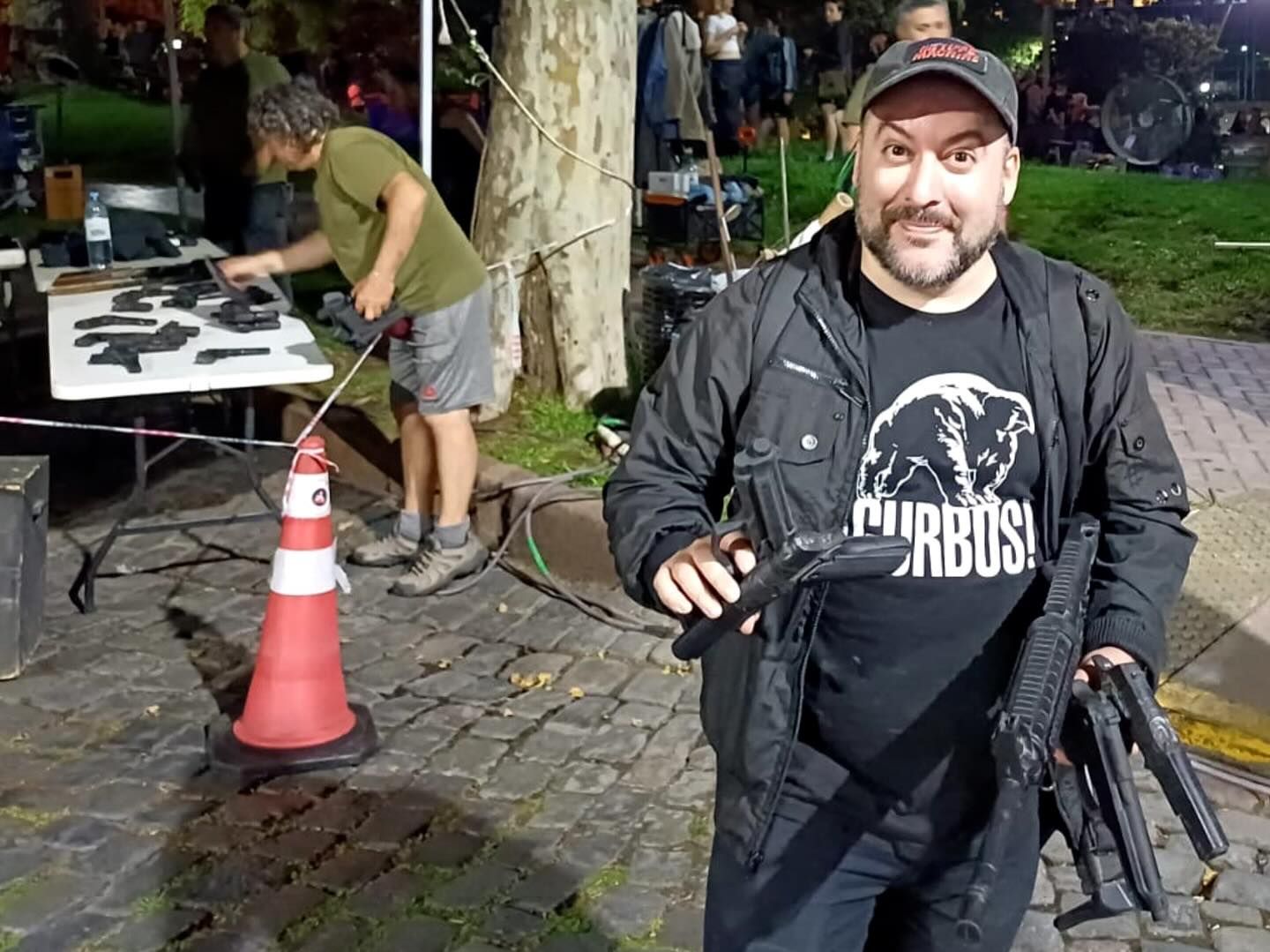 Una de las jornadas de rodaje de la primera temporada en la que participó San Honorio.